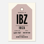 Mr & Mrs Married In - Luggage Tag Print — alternate view | Timmy Loves Art