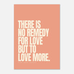Love More - Henry David Thoreau Quote — colour option | Timmy Loves Art