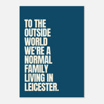 Normal Family - Typography Print — alternate view | Timmy Loves Art