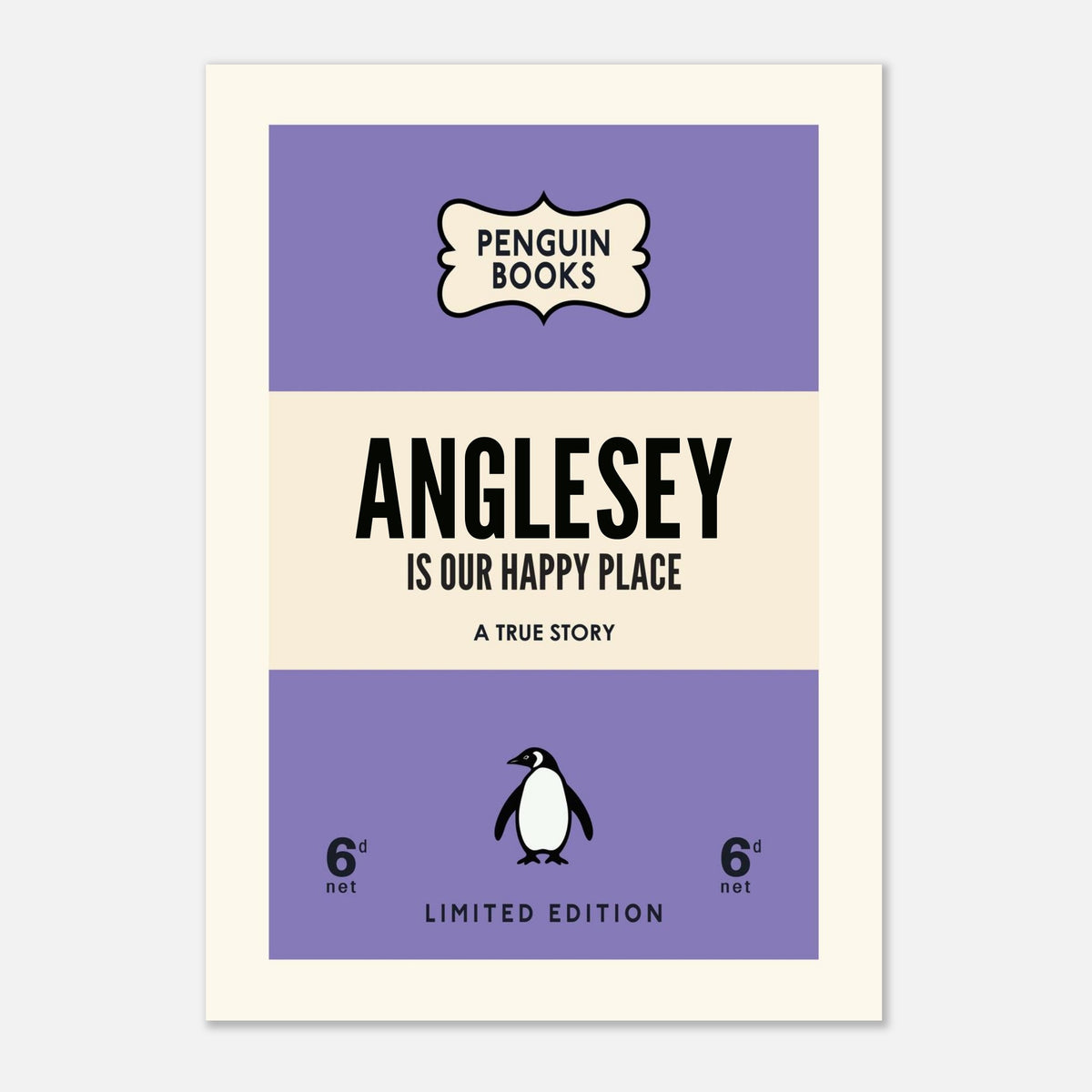 'Your Town' Is Our Happy Place- Penguin Book Town Edition — detail view | Timmy Loves Art