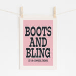 BOOTS AND BLING!