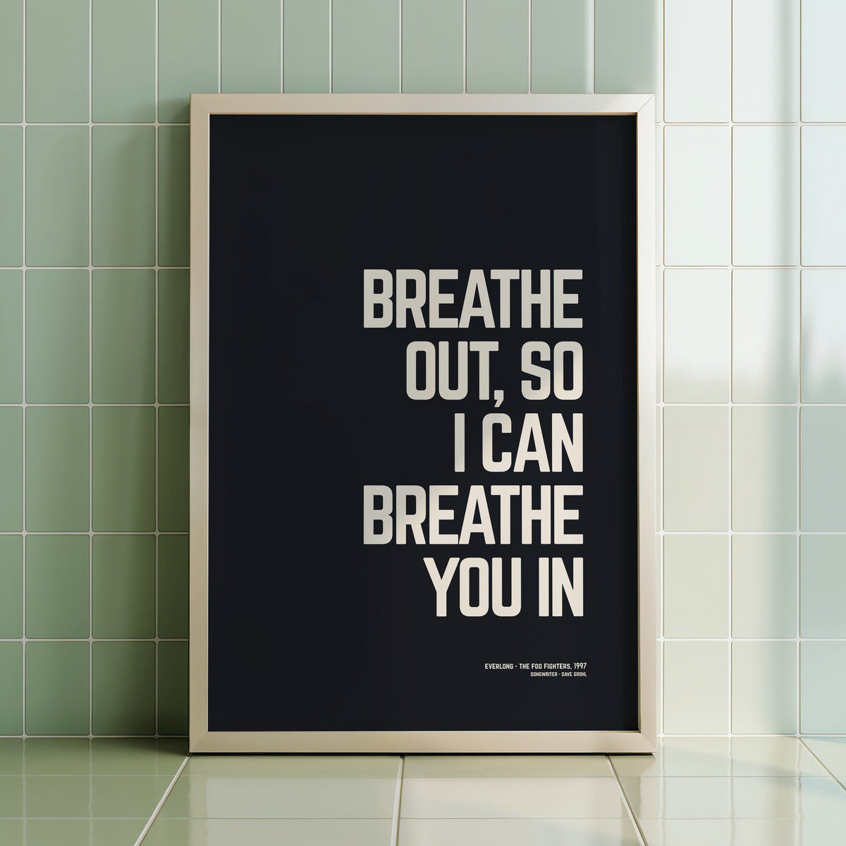 BREATHE OUT - The Foo Fighters