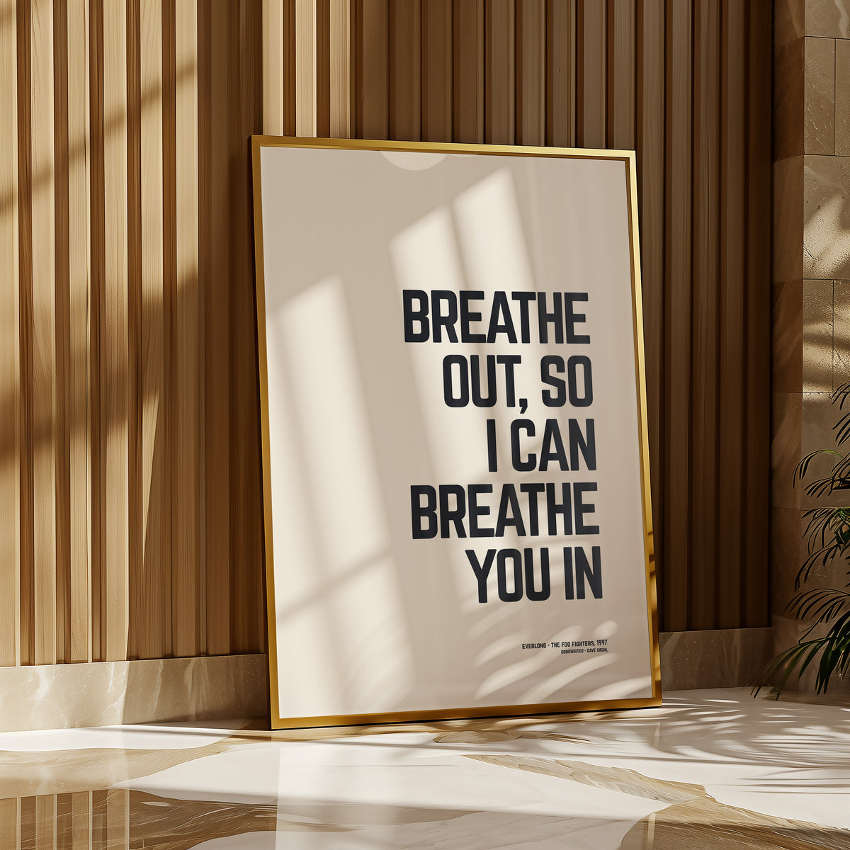 BREATHE OUT - The Foo Fighters