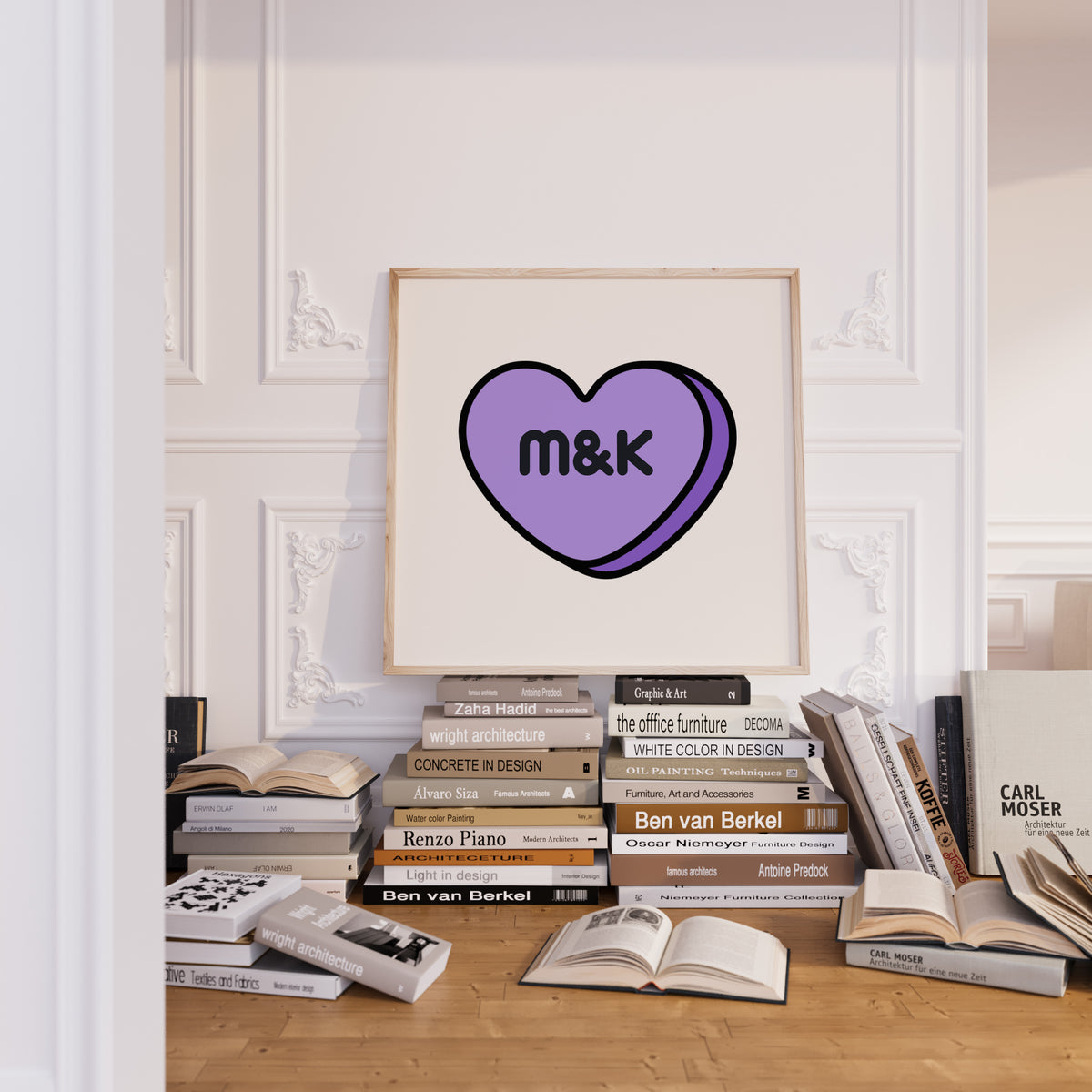 CANDY HEART- Personalised Wedding Art