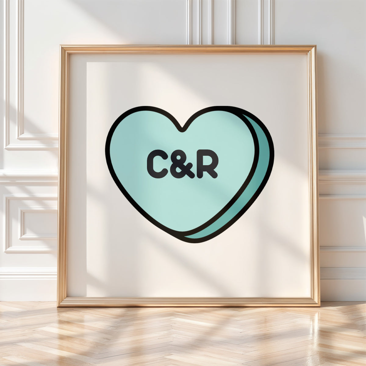 CANDY HEART- Personalised Wedding Art