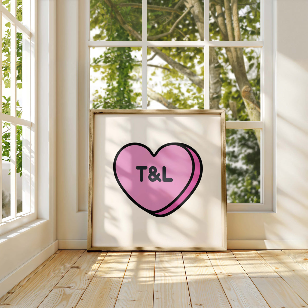 CANDY HEART- Personalised Wedding Art