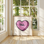 CANDY HEART- Personalised Wedding Art