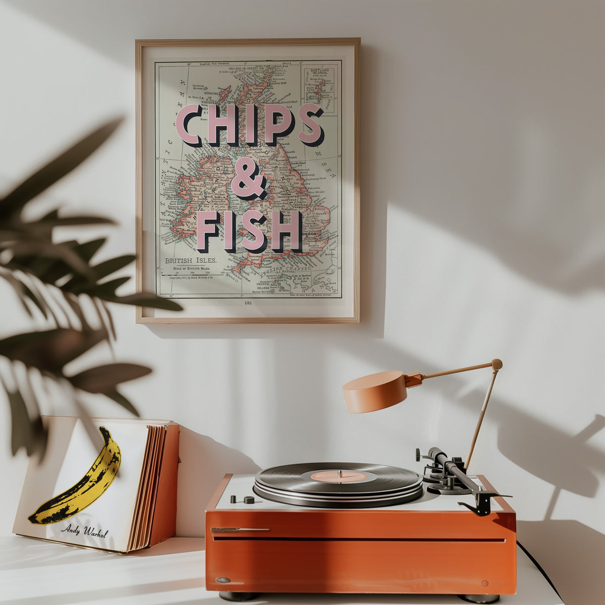 CHIPS & FISH - 40cm x 50cm