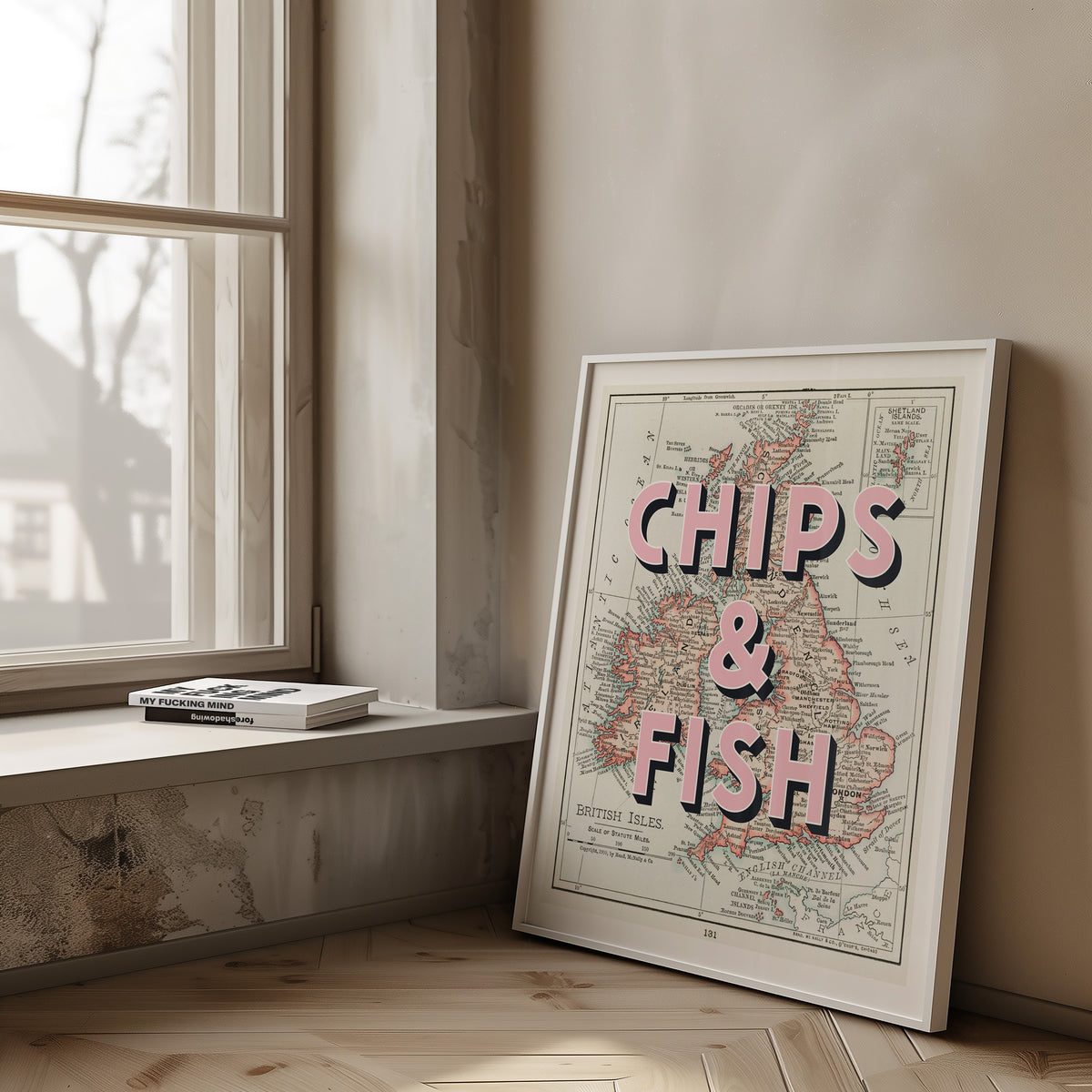 CHIPS & FISH - 40cm x 50cm