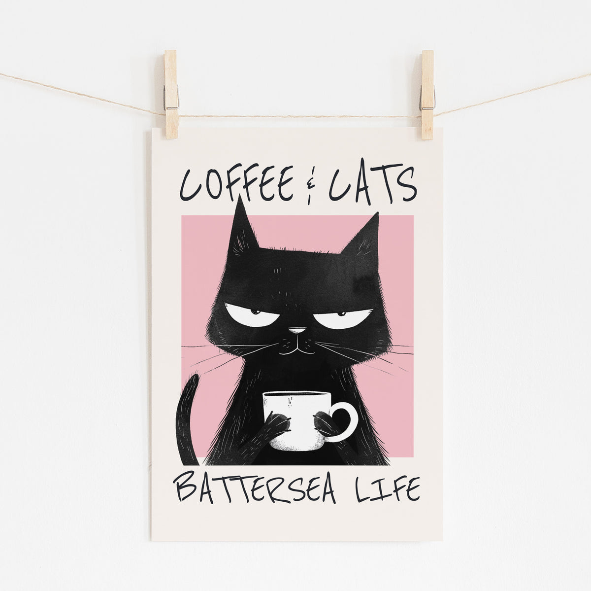 COFFEE & CATS - Personalised Print