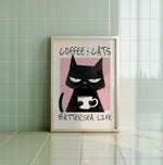 COFFEE & CATS - Personalised Print