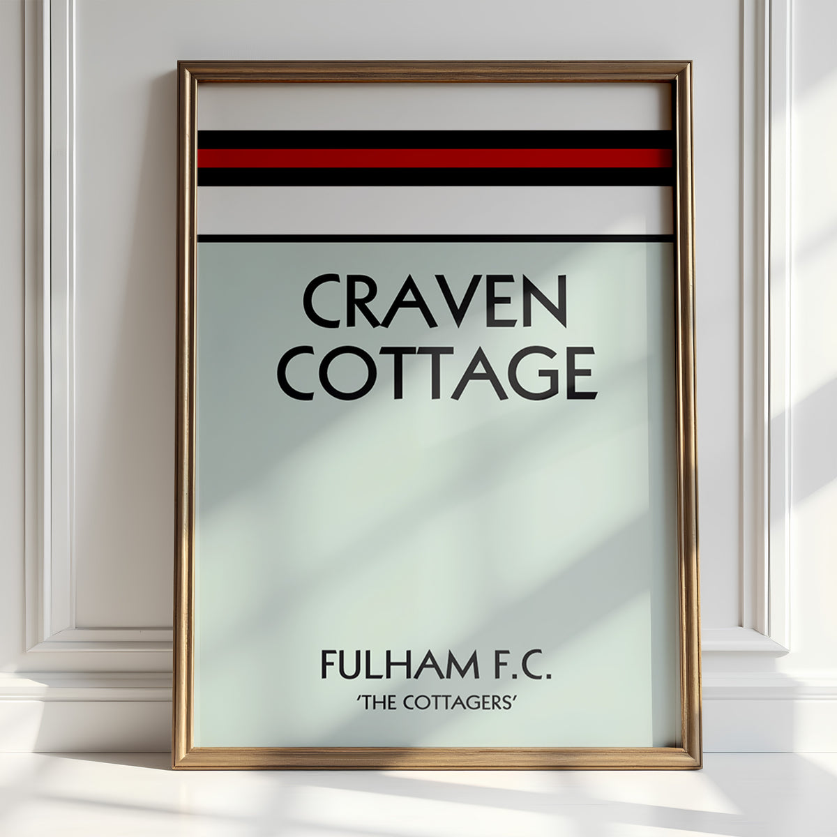 CRAVEN COTTAGE - Fulham Monopoly Print