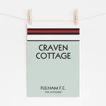 CRAVEN COTTAGE - Fulham Monopoly Print