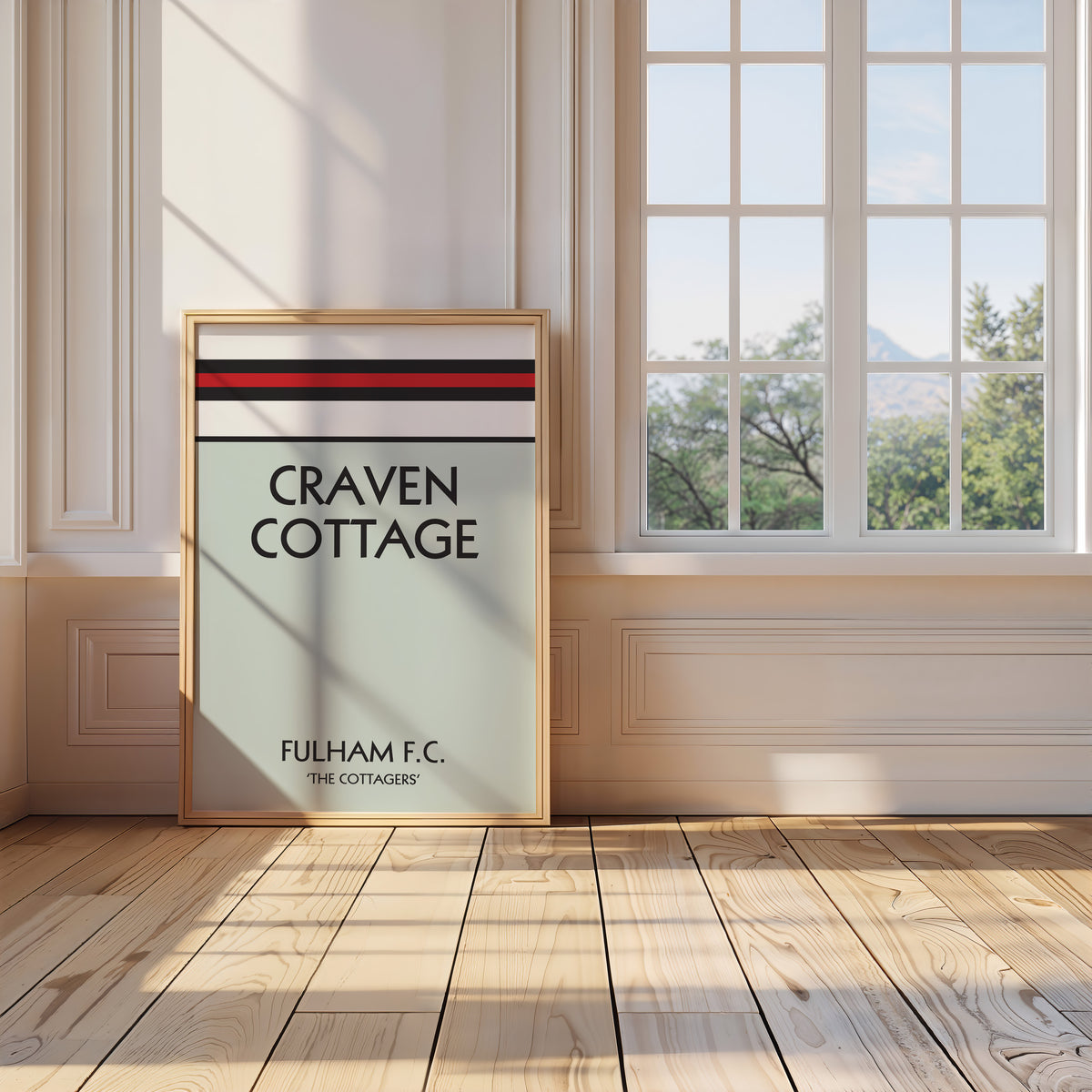 CRAVEN COTTAGE - Fulham Monopoly Print