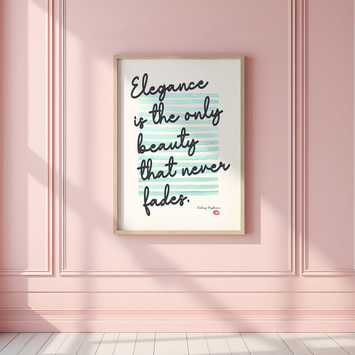 AUDREY HEPBURN - Elegance Is The Only Beauty
