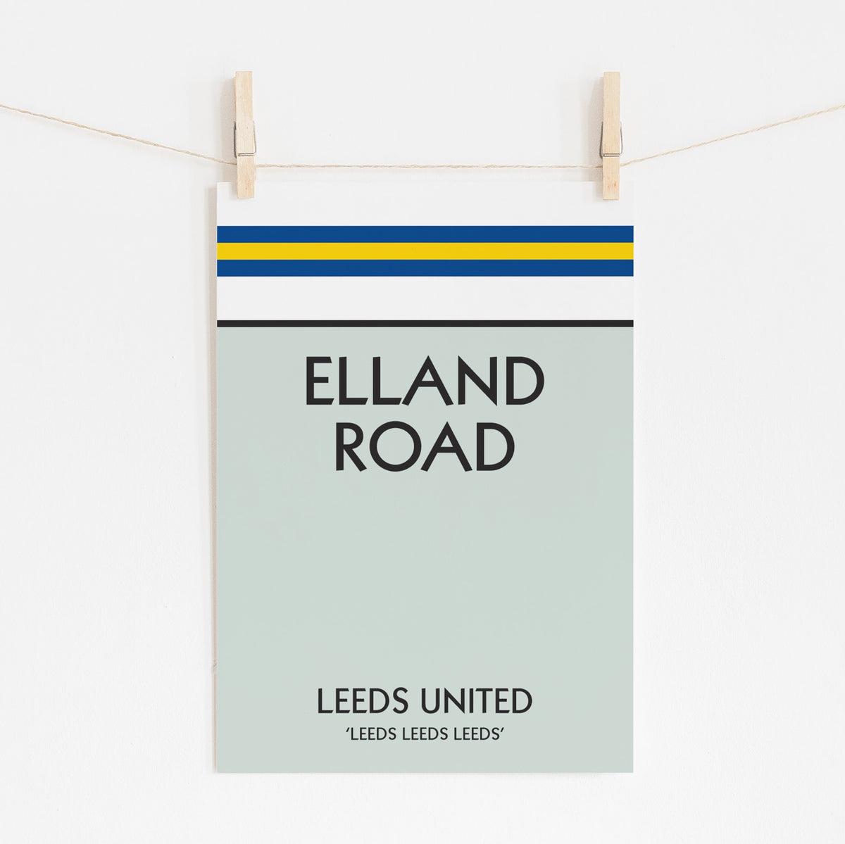 ELLAND ROAD - Leeds Monopoly Print