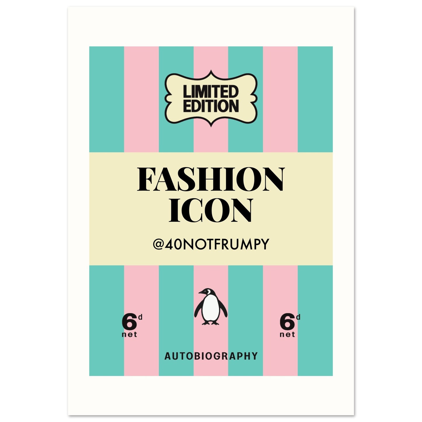 FASHION ICON INFLUENCER Personalised Print