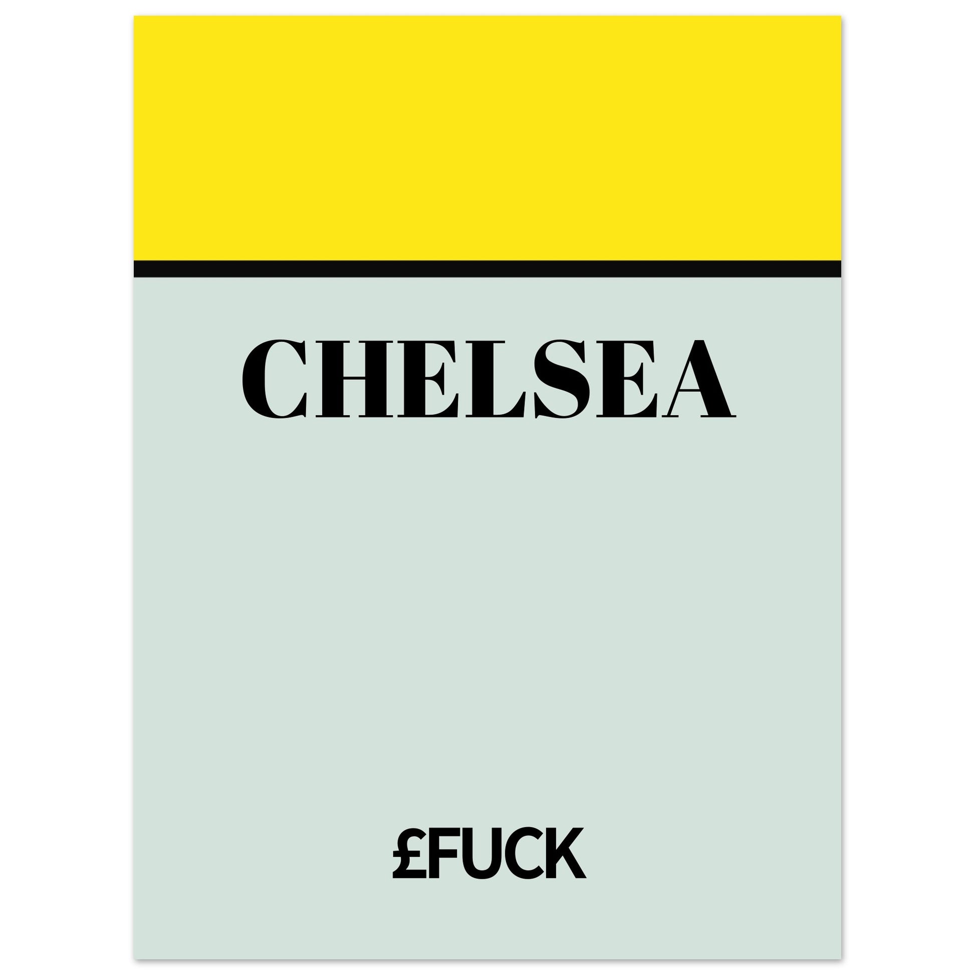 £FUCK HOUSE PRICES! - Personalised Print