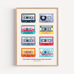George Michael Tape Mix - Fine Art Print | Music Wall Art