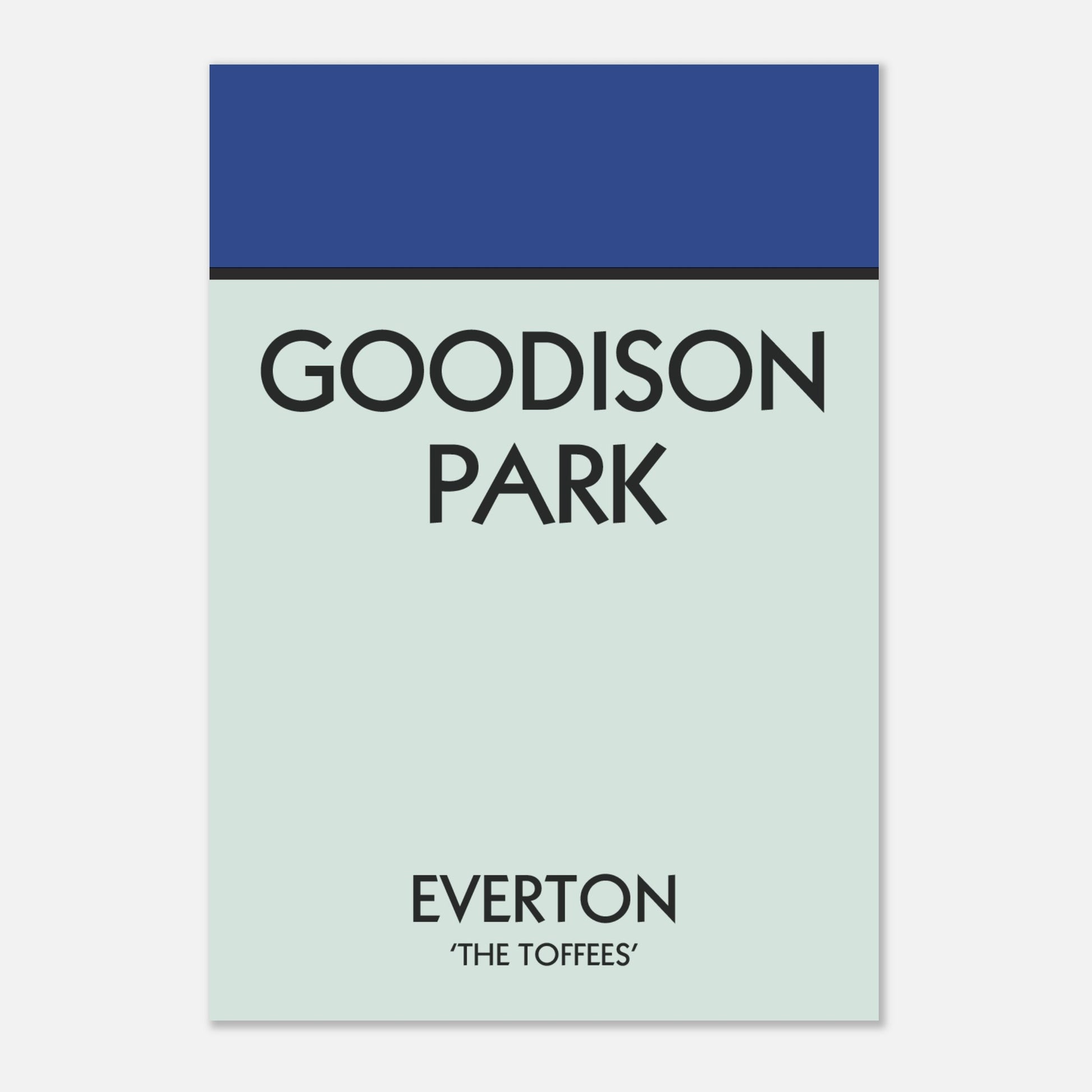 GOODISON PARK - EVERTON - Monopoly Print