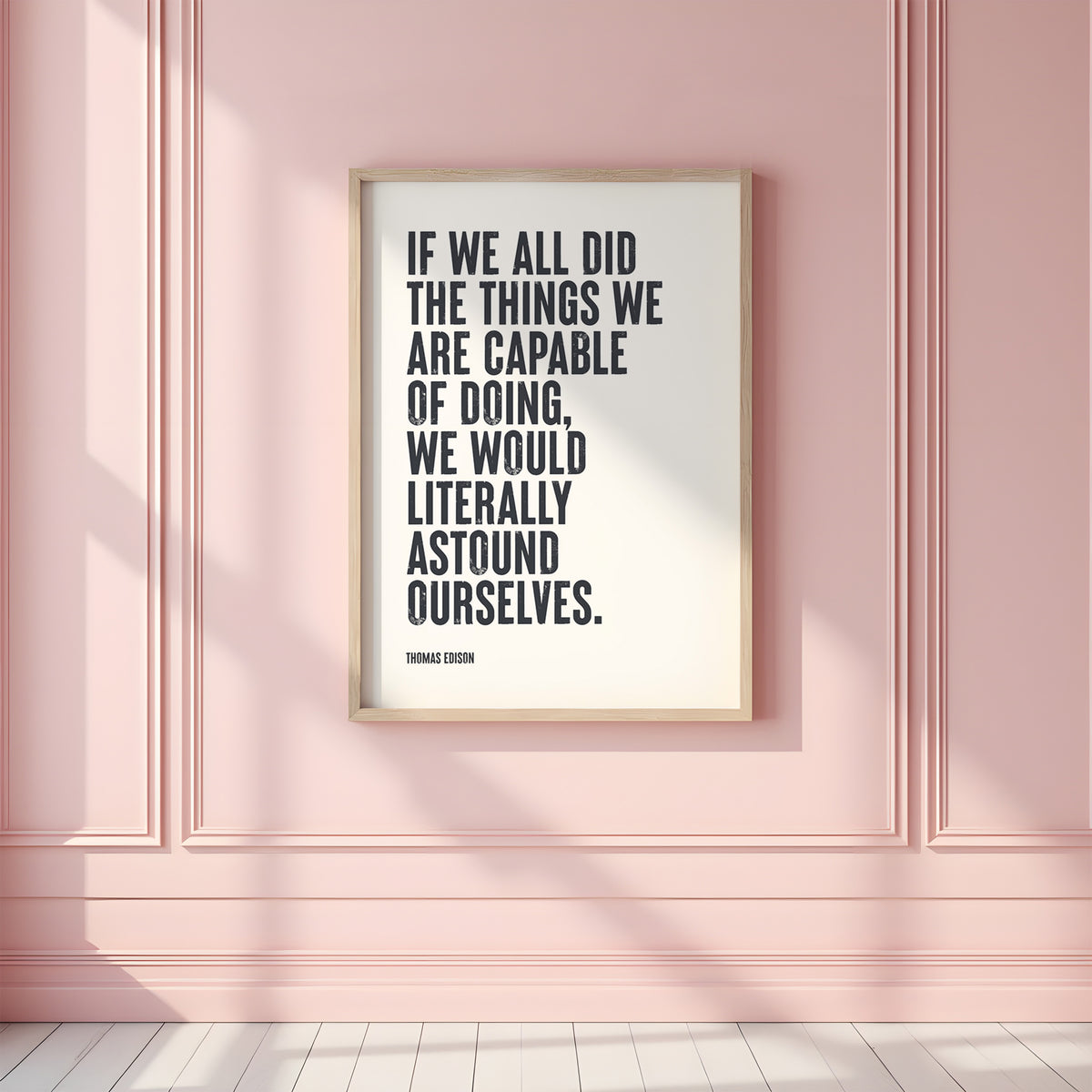 IF WE ALL DID THE THINGS... - Thomas Edison