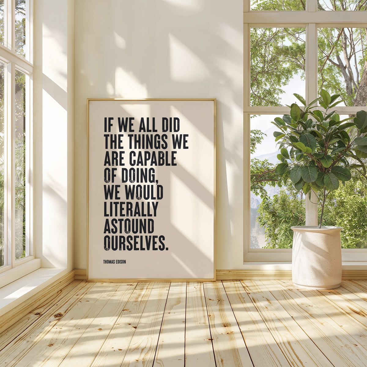 IF WE ALL DID THE THINGS... - Thomas Edison