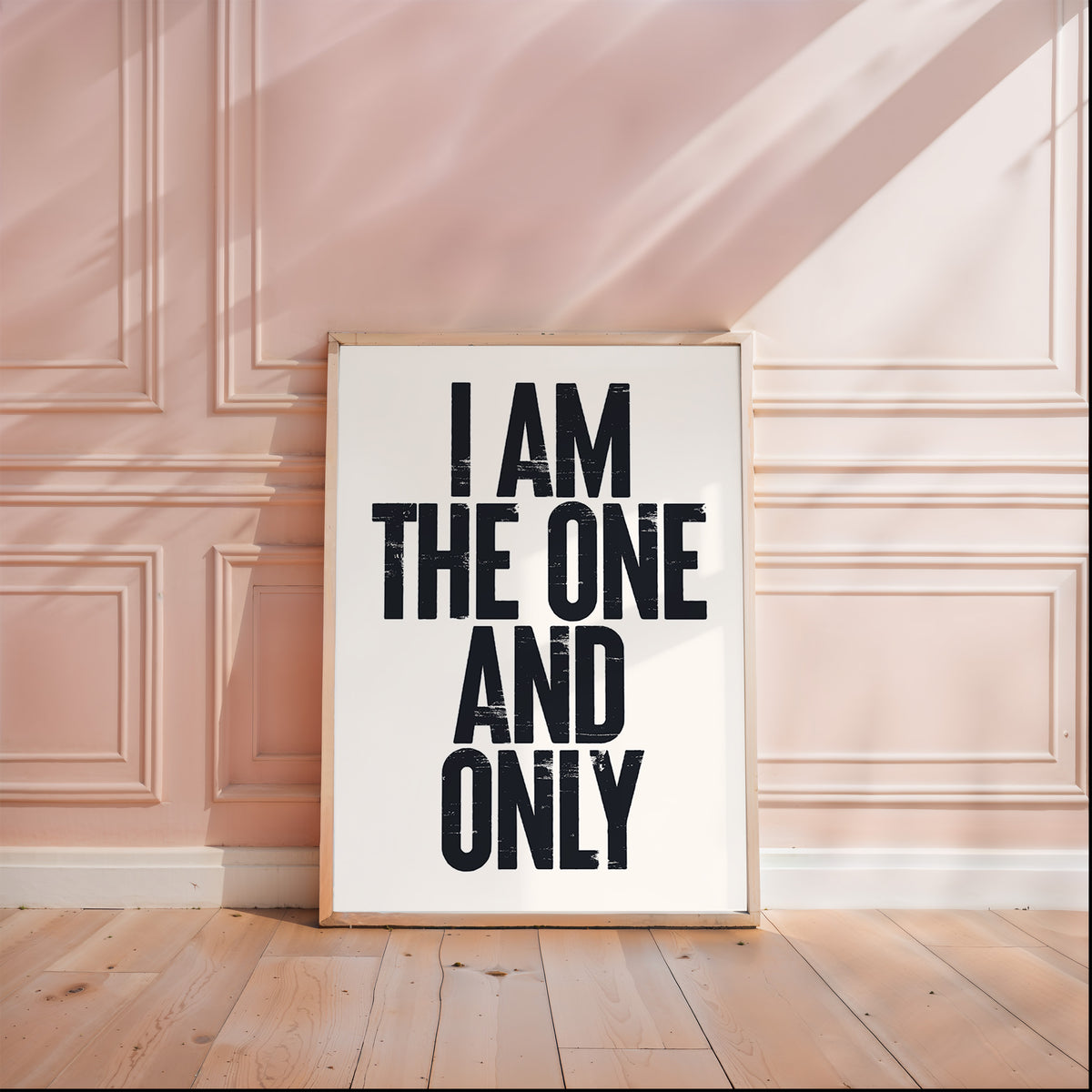 I AM THE ONE AND ONLY