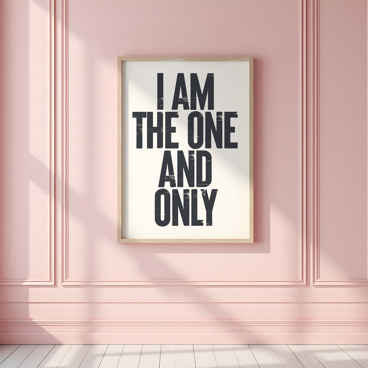 I AM THE ONE AND ONLY