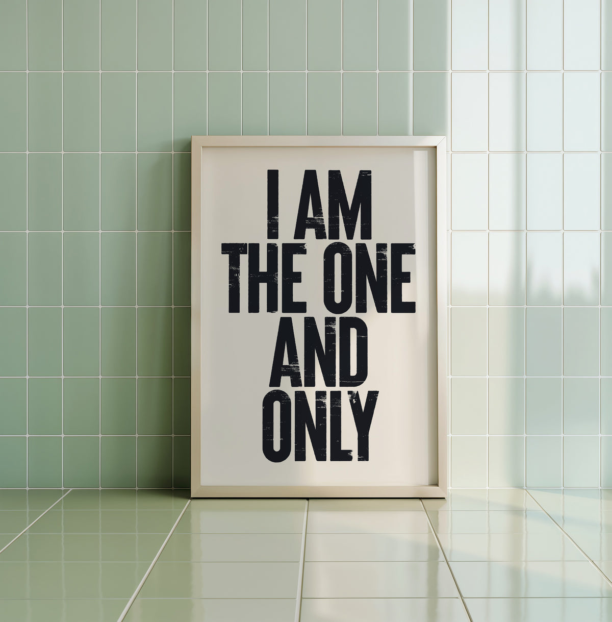 I AM THE ONE AND ONLY