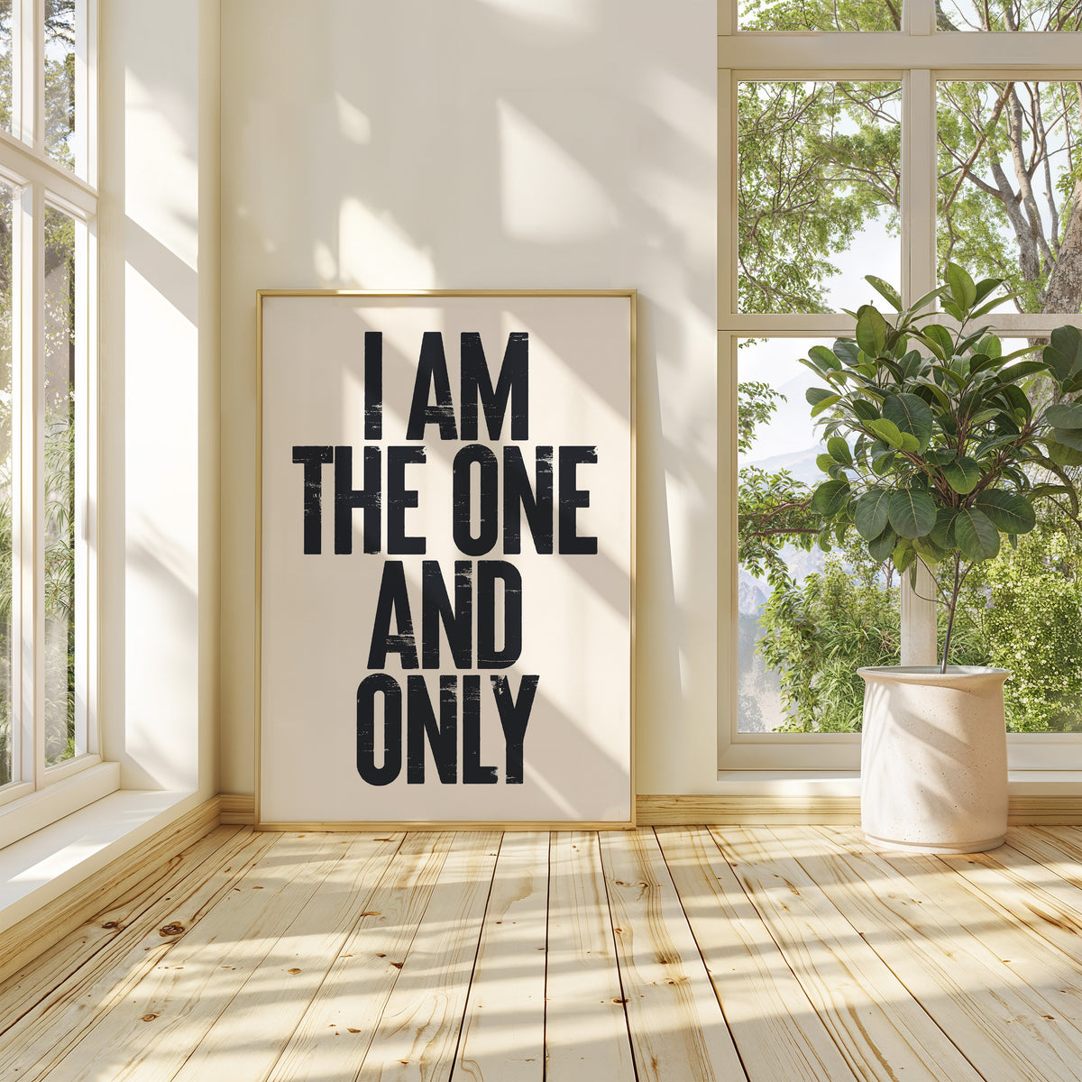 I AM THE ONE AND ONLY