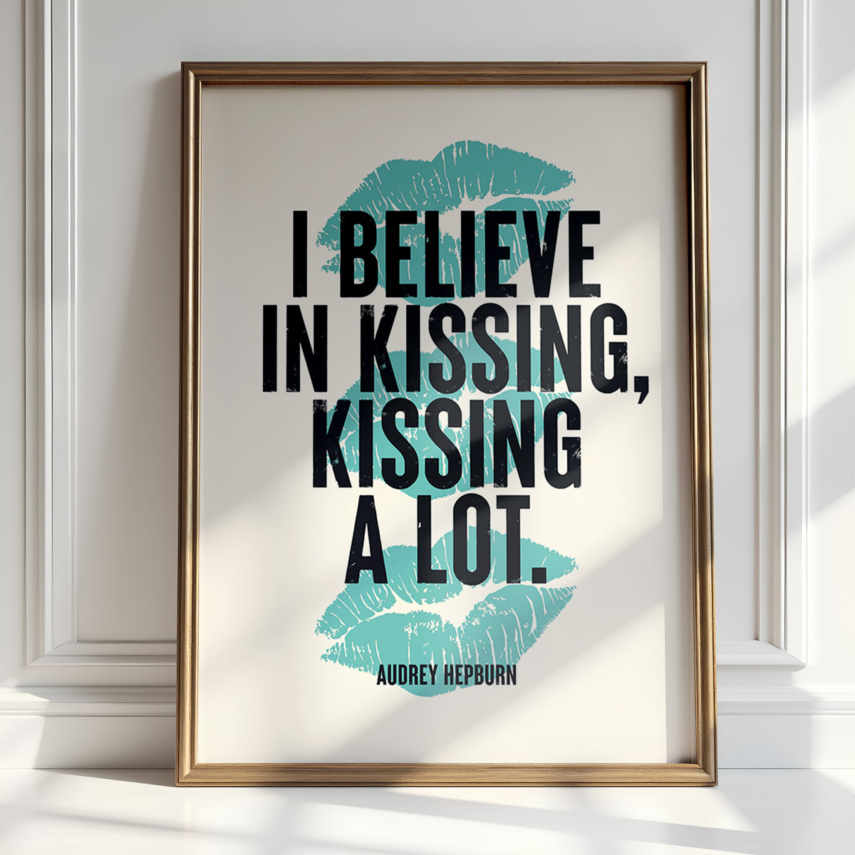 I BELIEVE IN KISSING - Audrey Hepburn