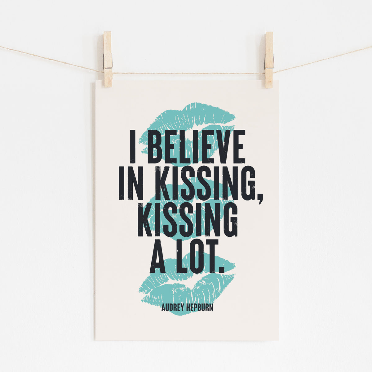I BELIEVE IN KISSING - Audrey Hepburn
