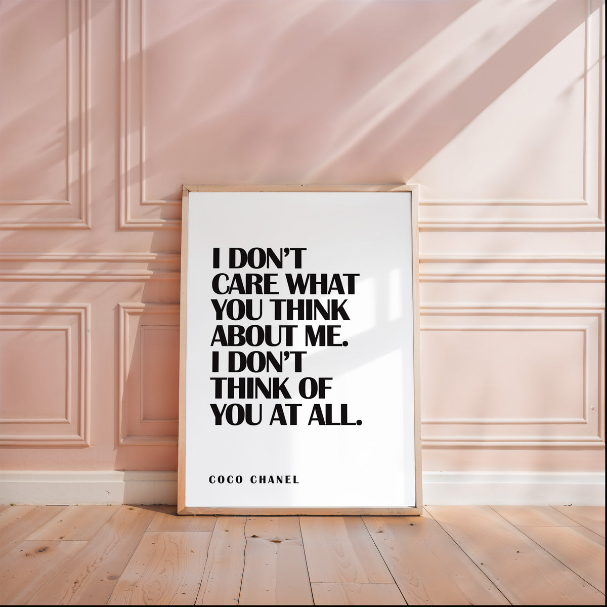 COCO CHANEL - I Don't Think Of You At All