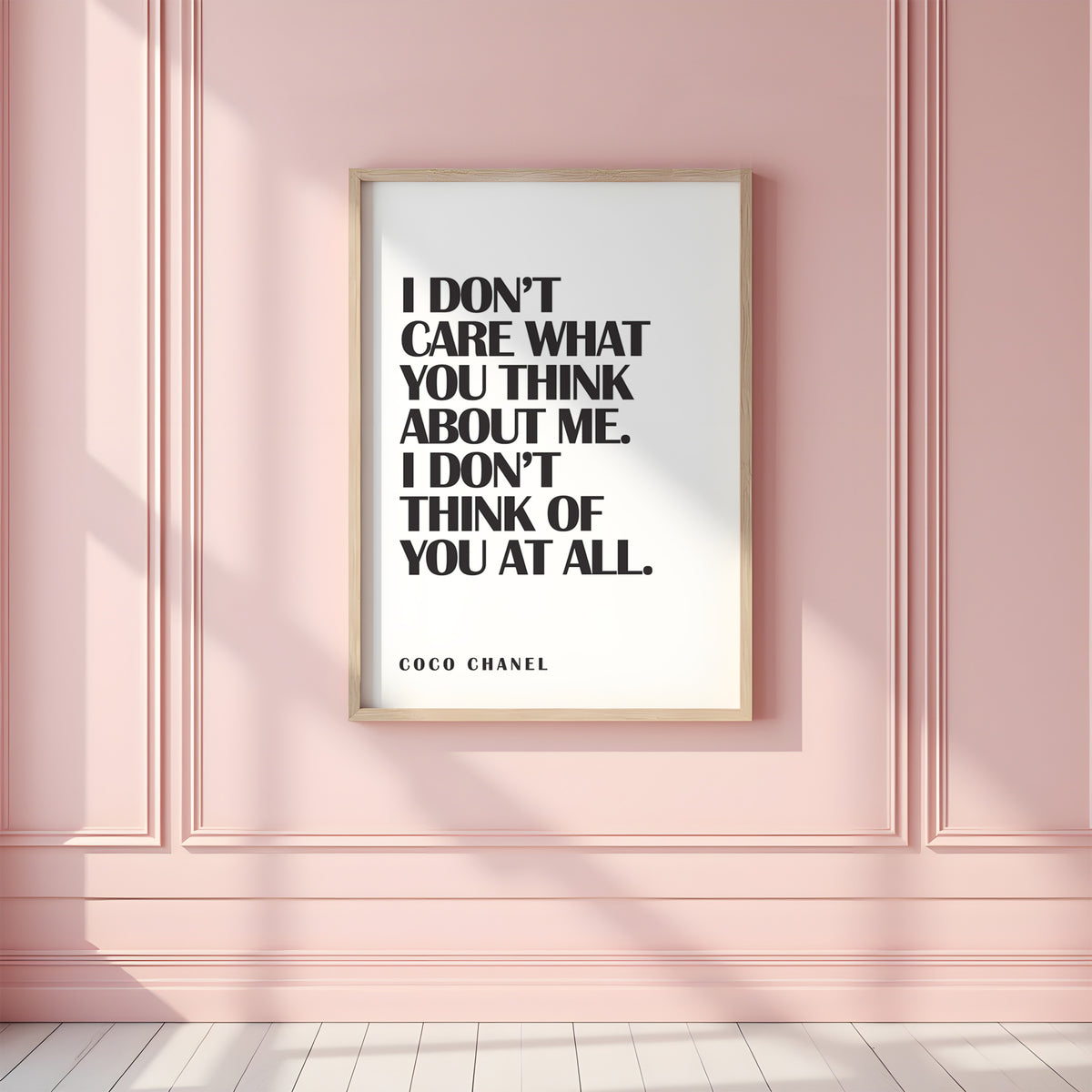 COCO CHANEL - I Don't Think Of You At All