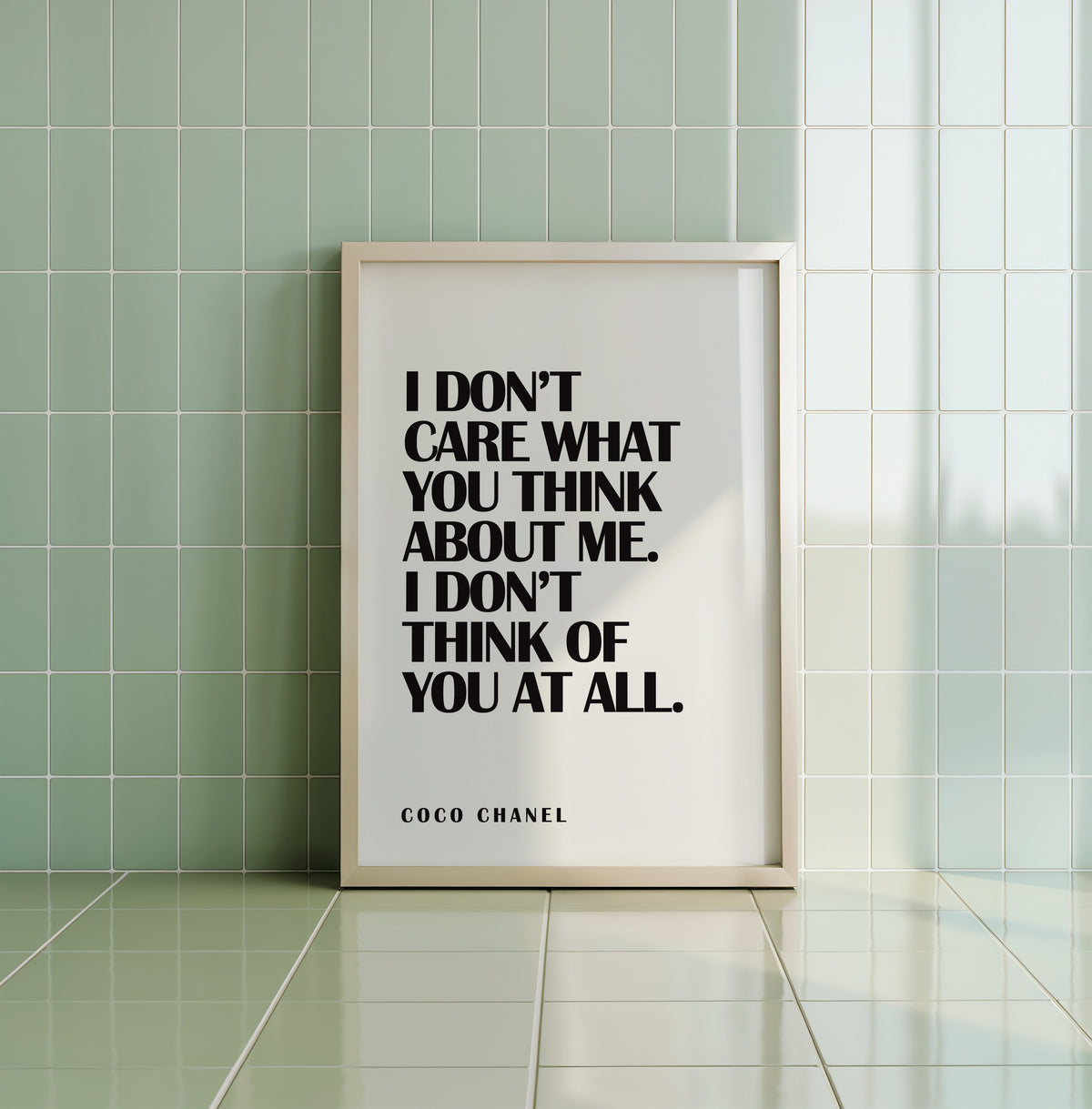 COCO CHANEL - I Don't Think Of You At All