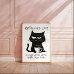 I LIKE COFFEE, CATS & MAYBE THREE PEOPLE - Personalised Print