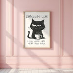 I LIKE COFFEE, CATS & MAYBE THREE PEOPLE - Personalised Print