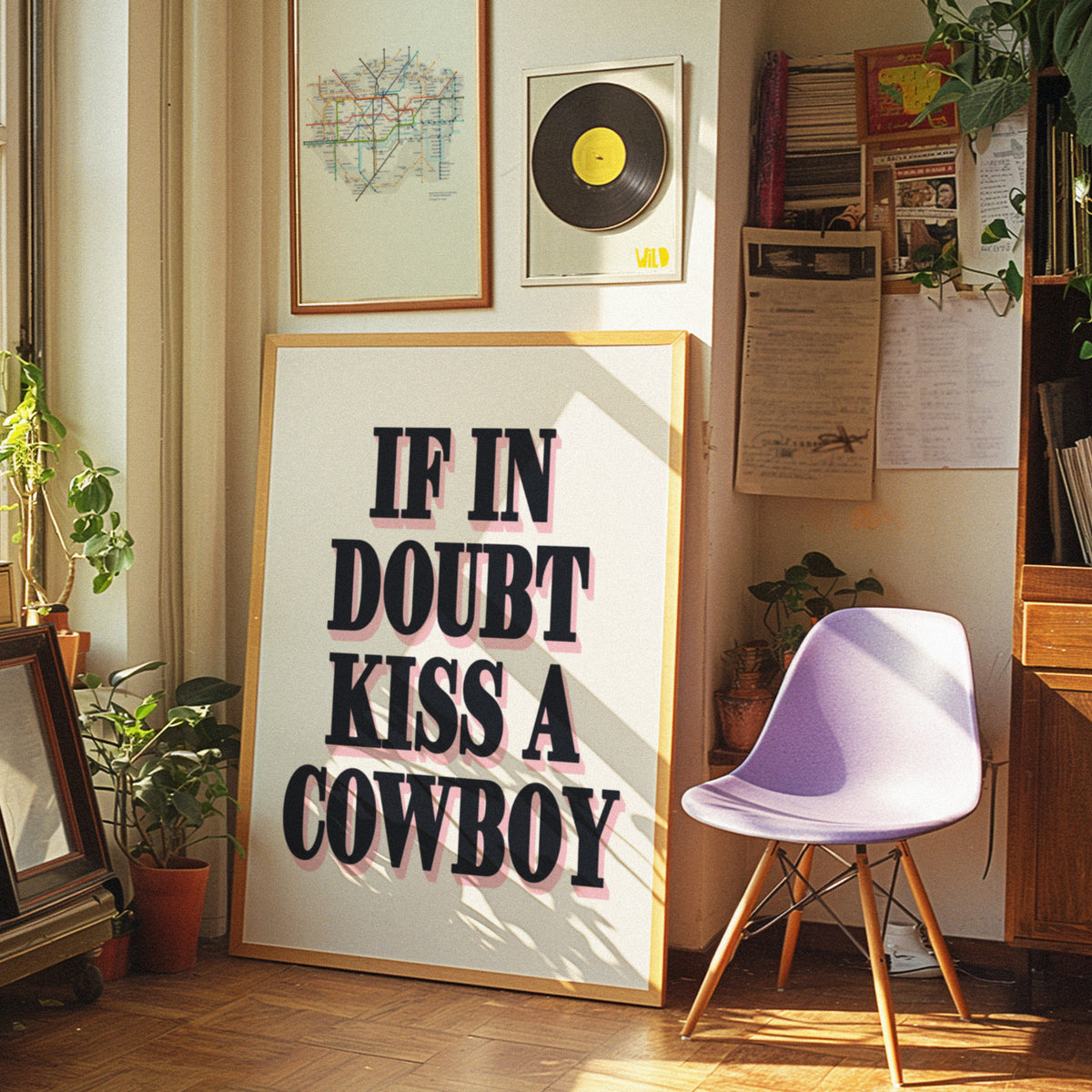 IF IN DOUBT KISS A COWBOY