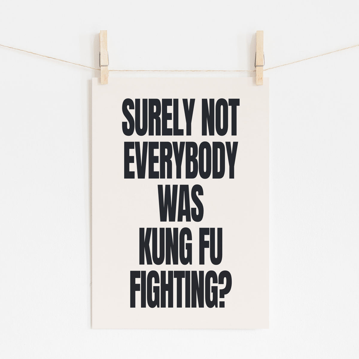 KUNG FU FIGHTING
