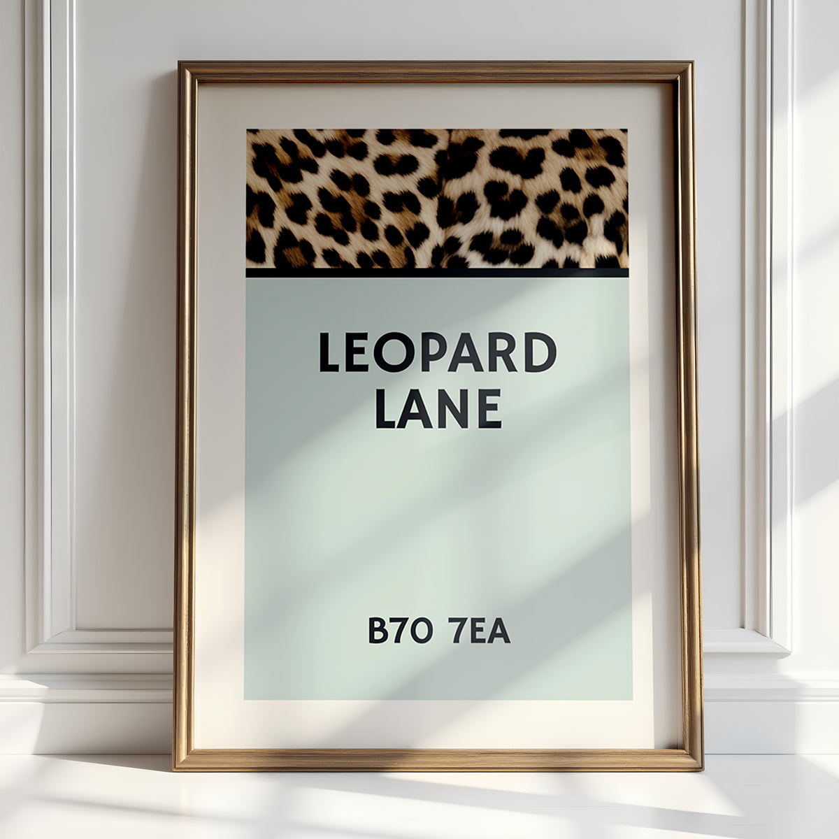 LEOPARD PRINT - PERSONALISED MONOPOLY