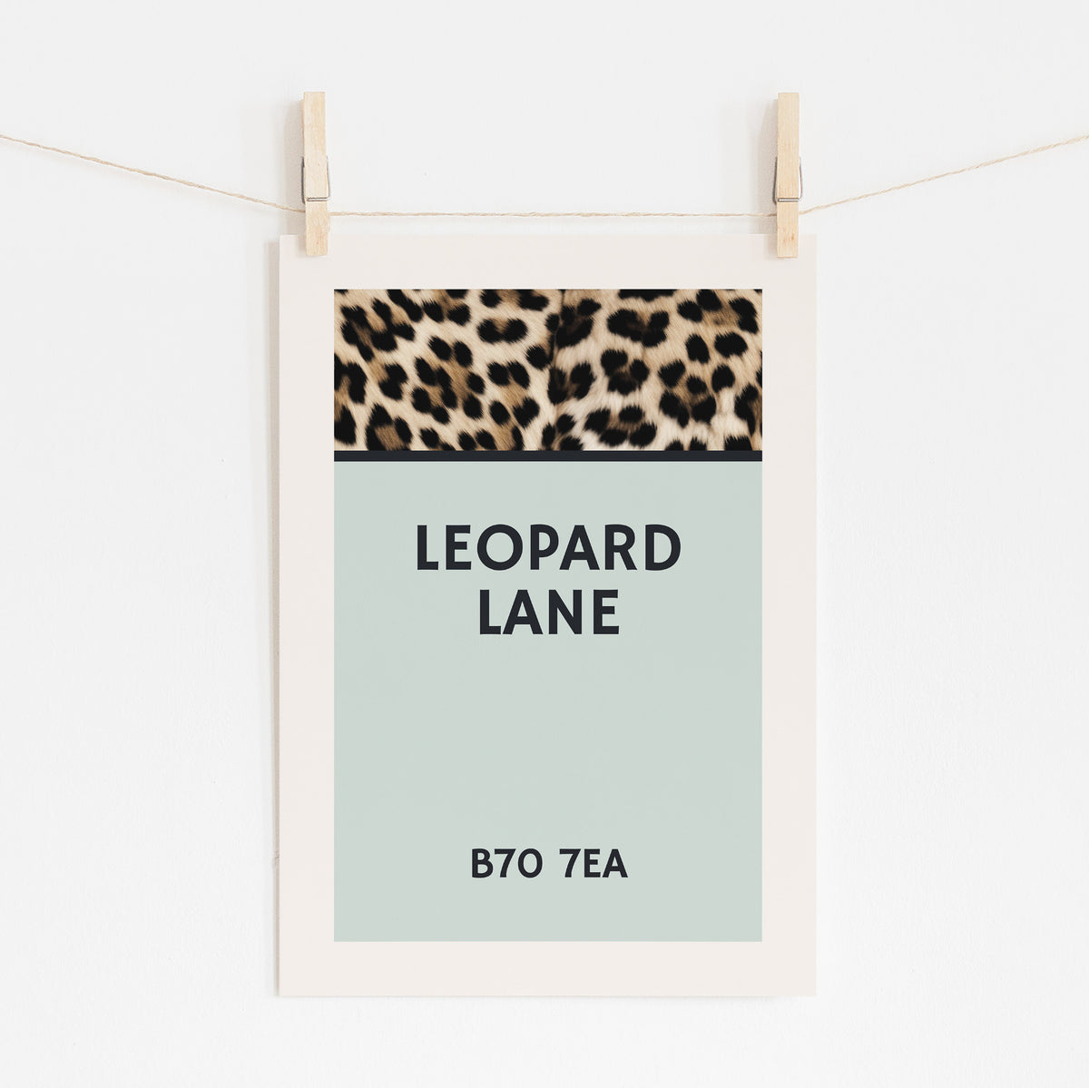 LEOPARD PRINT - PERSONALISED MONOPOLY
