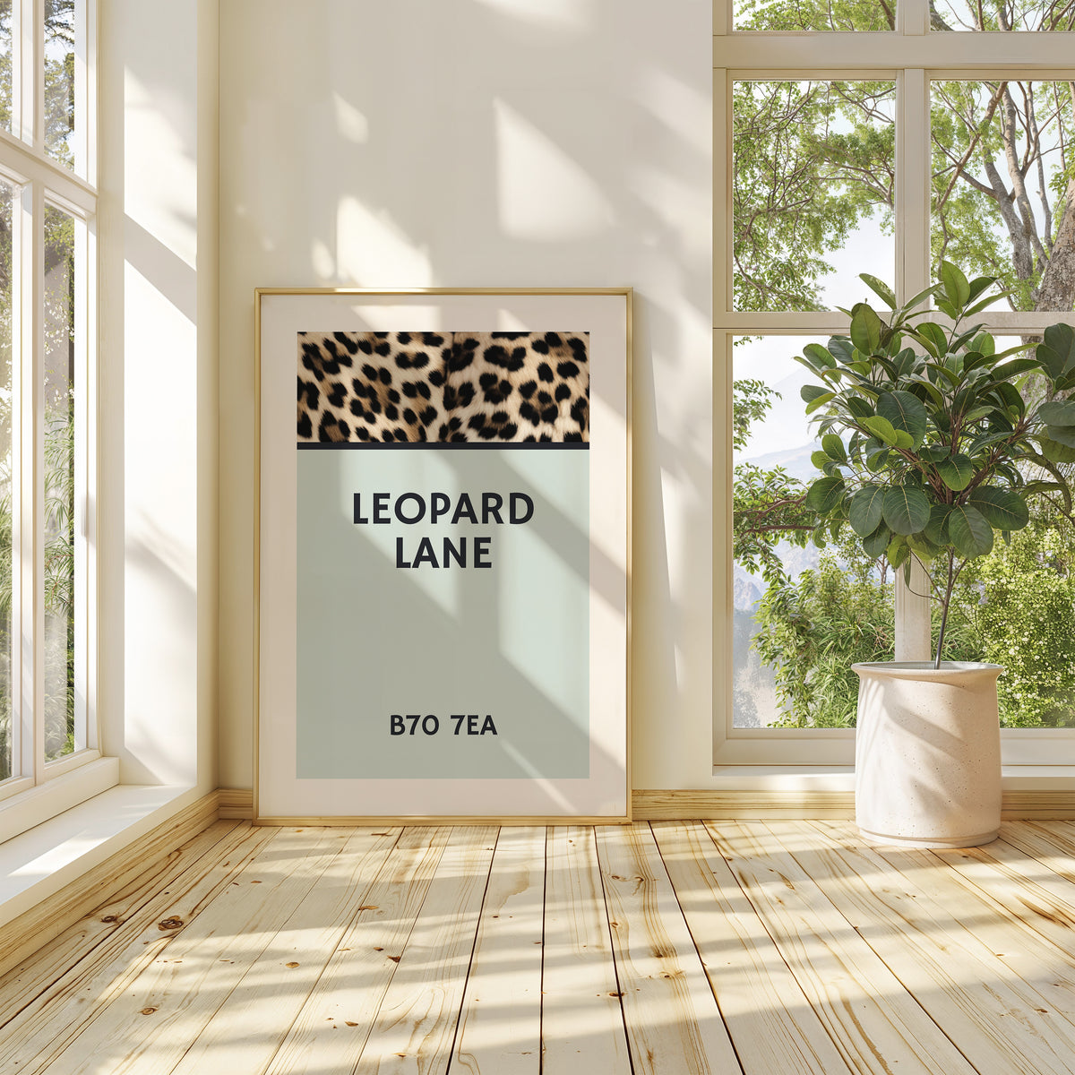 LEOPARD PRINT - PERSONALISED MONOPOLY