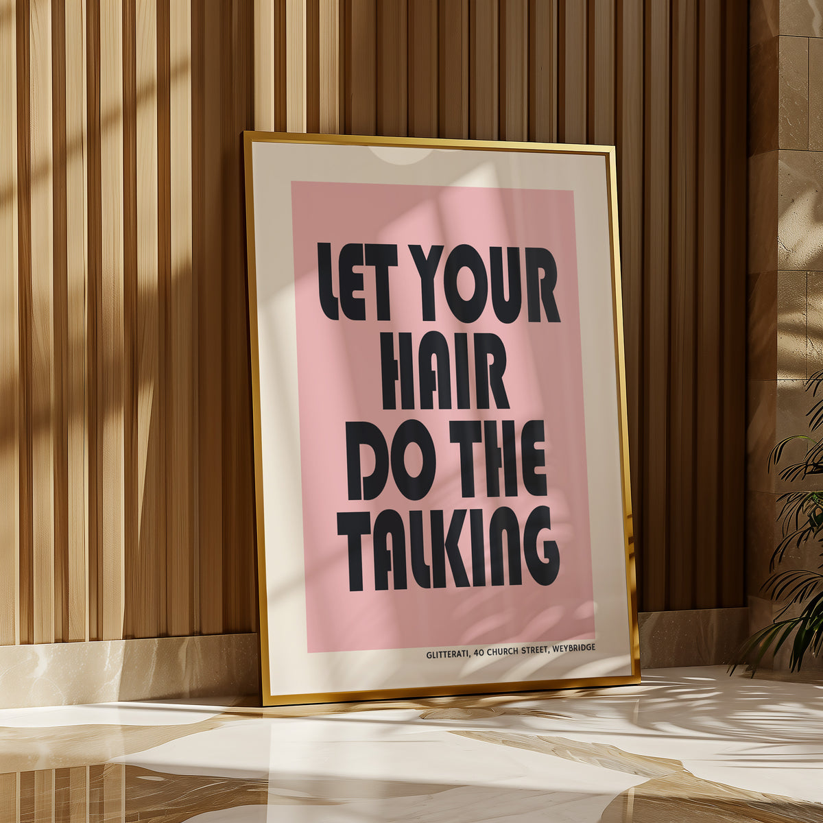 LET YOUR HAIR DO THE TALKING