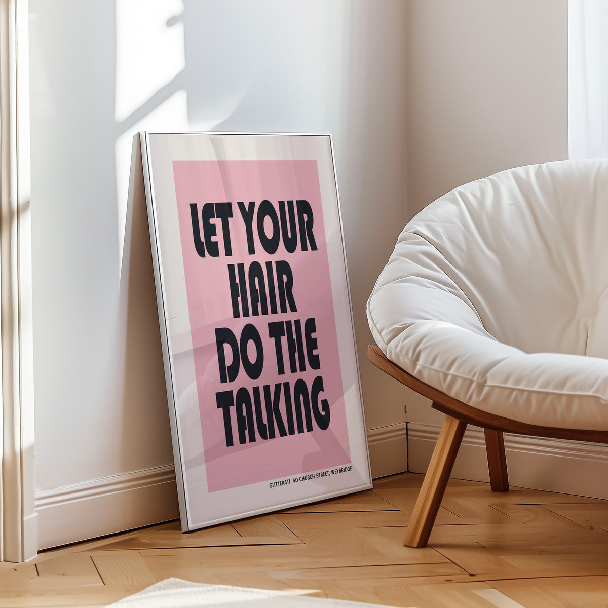 LET YOUR HAIR DO THE TALKING