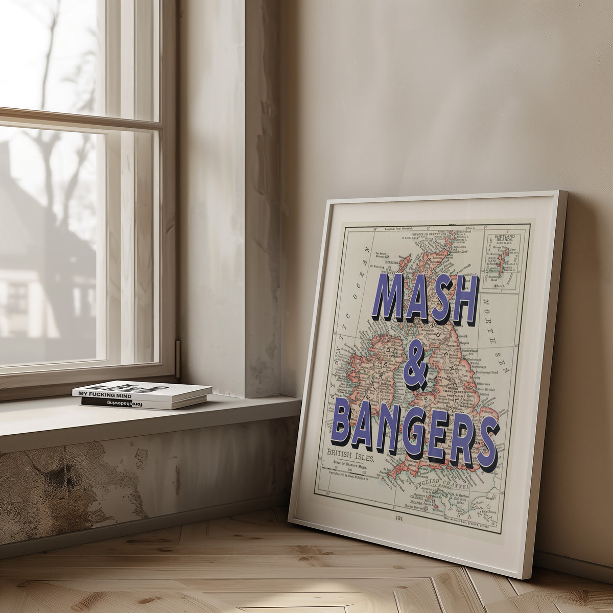 MASH & BANGERS - 40cm x 50cm