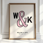 Custom Monogram - Personalized Initial Design | Wall Art