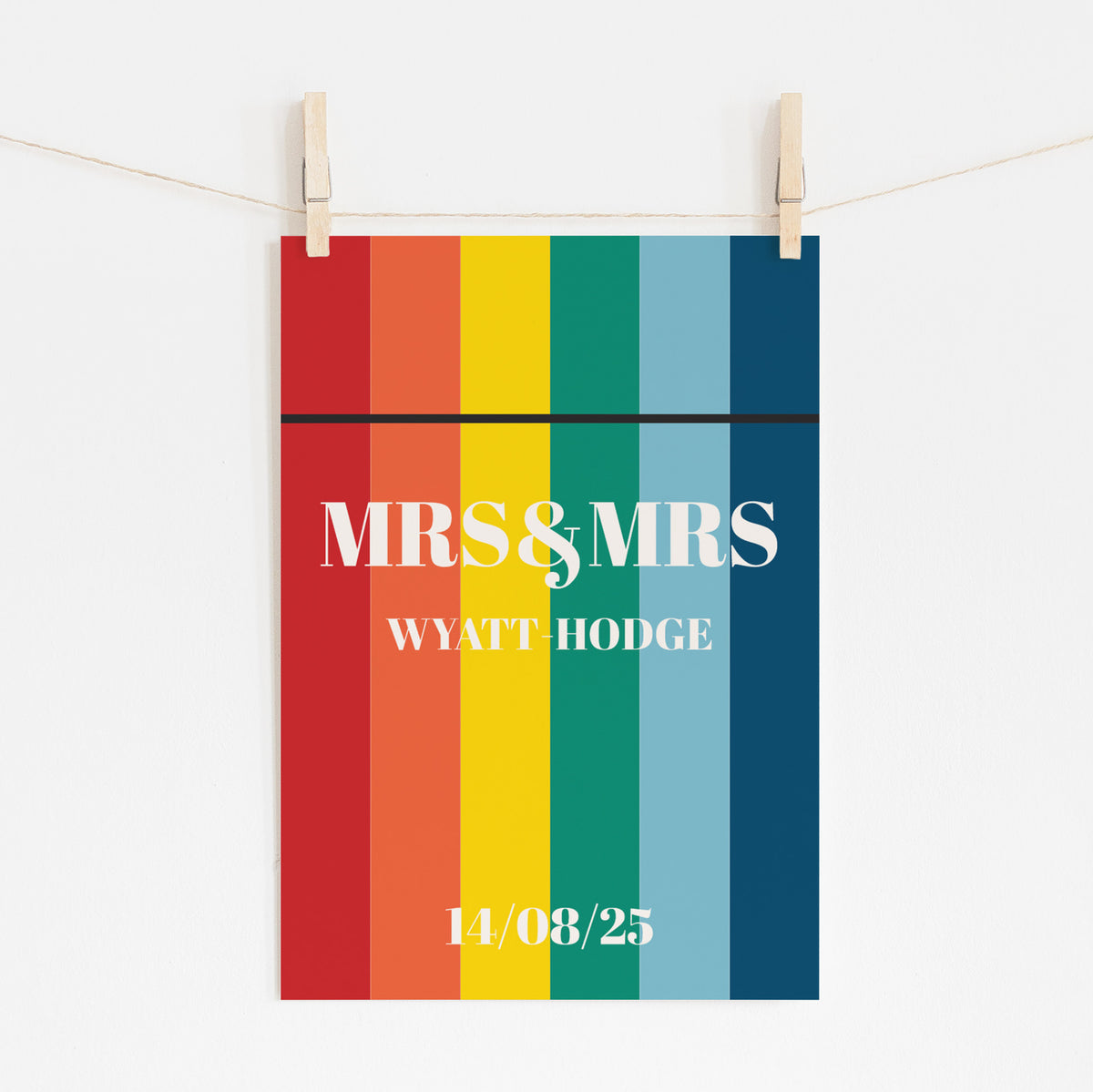 MRS & MRS - WEDDING DATE