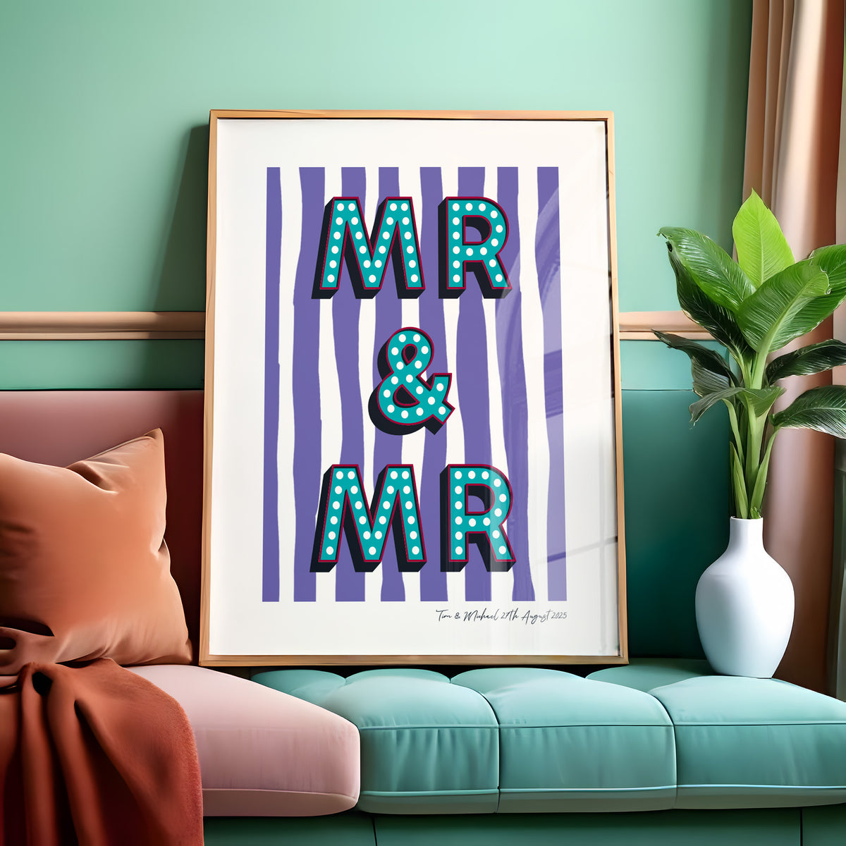 MR & MR WEDDING PRINT