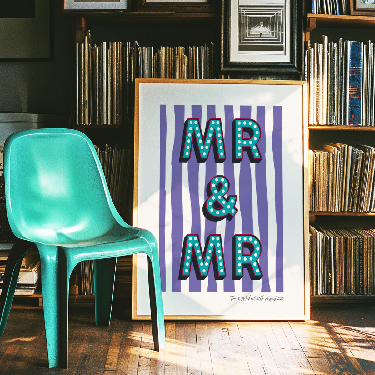 MR & MR WEDDING PRINT