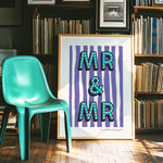 MR & MR WEDDING PRINT
